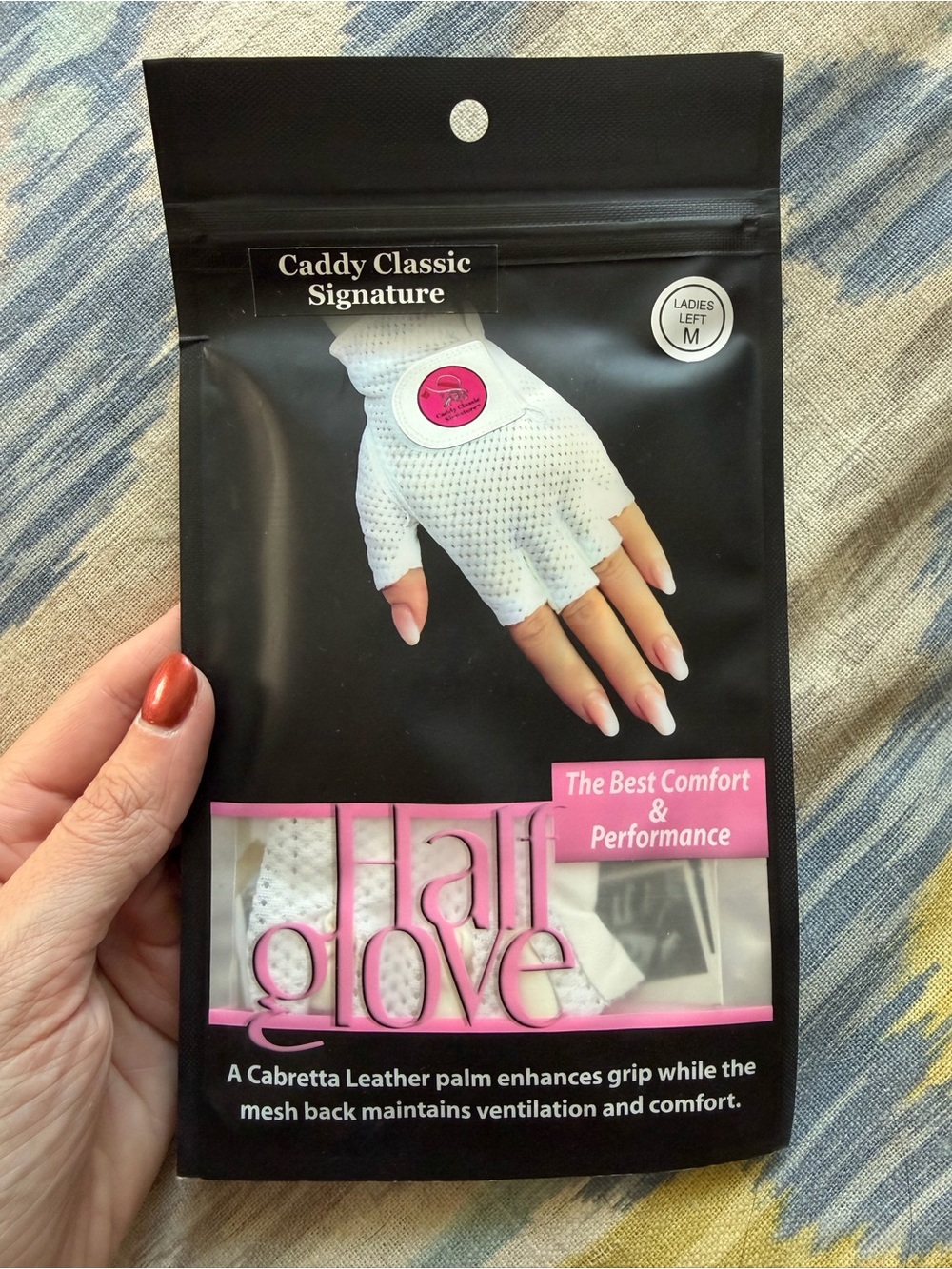 NWT Half Glove Caddy Classic Women’s Golf Glove by Copper Tech